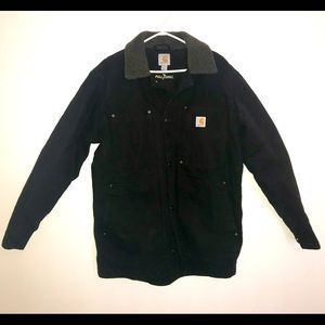 Cathartic full swing chore coat. Black. Medium.